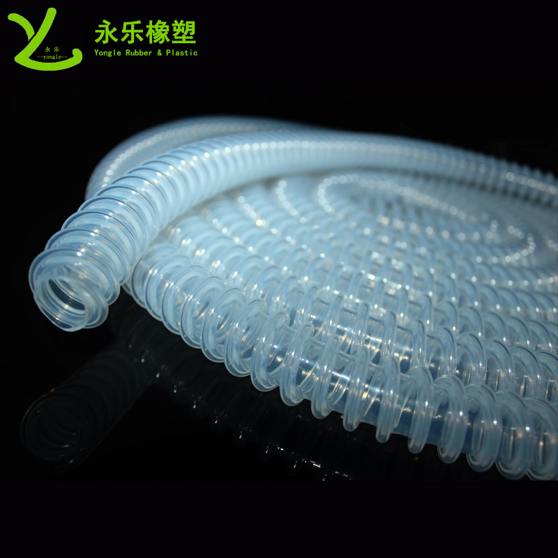 醫用波紋硅膠管,螺紋式硅膠管,進口多腔輸送硅膠管
