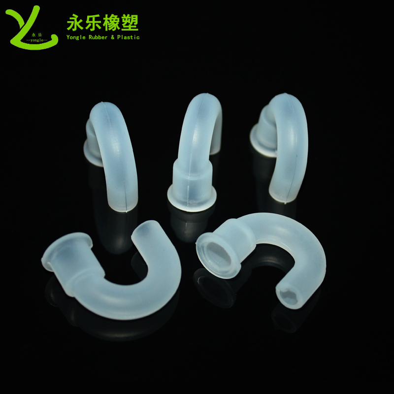 醫用硅膠彎管，模壓硅膠彎管，血氧儀硅膠彎管