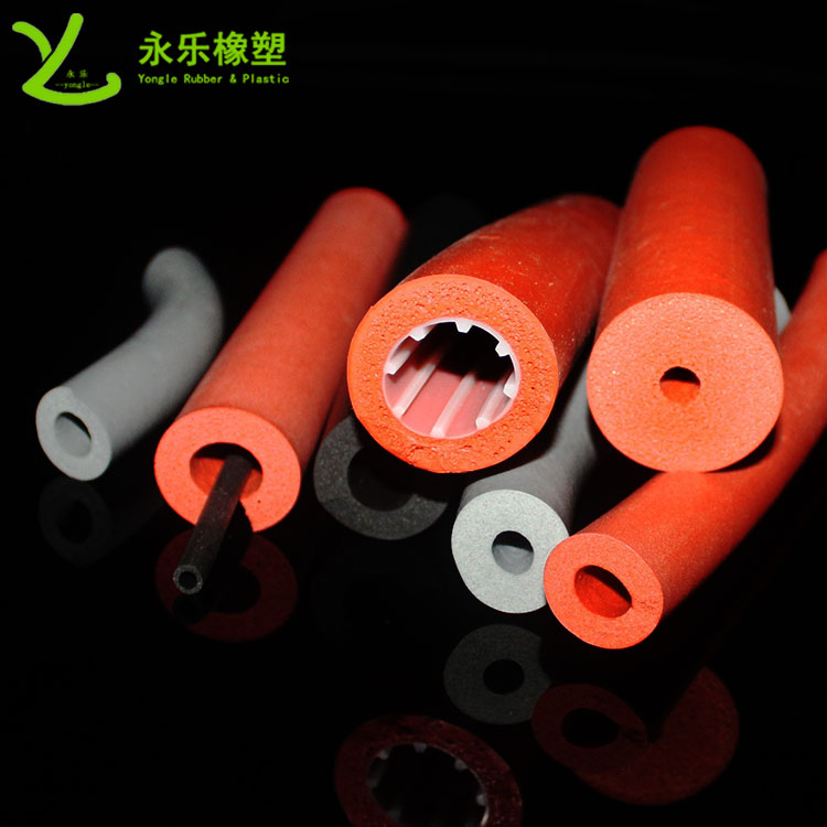 發(fā)泡硅膠管，擠出發(fā)泡硅膠管，耐高溫發(fā)泡硅膠管