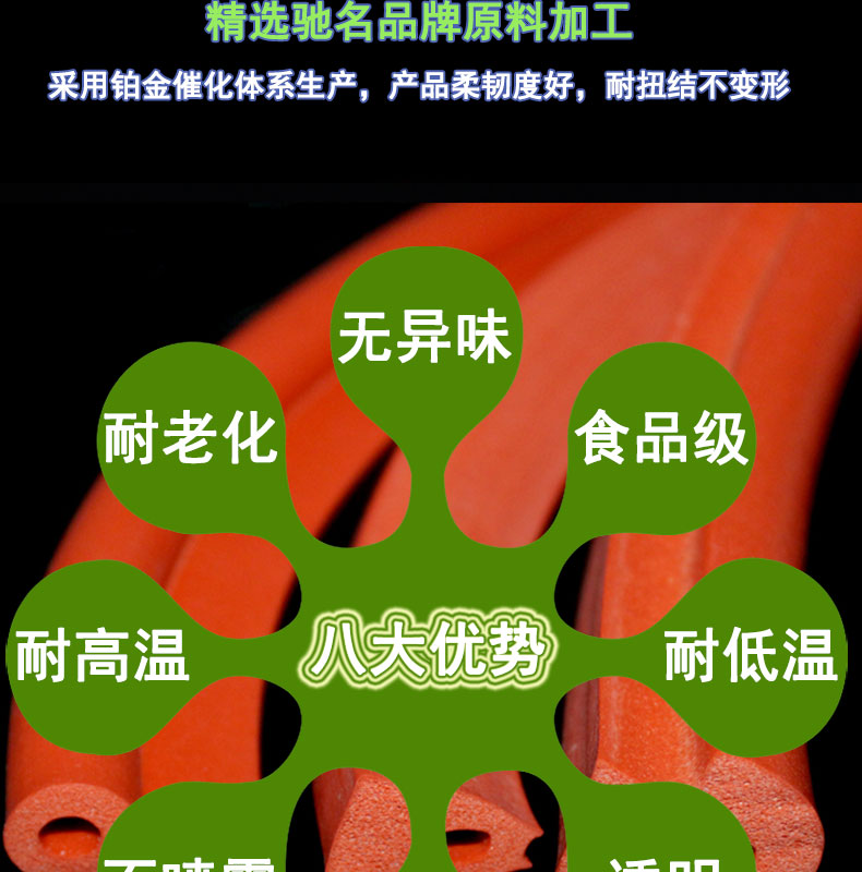阻燃發泡硅膠條